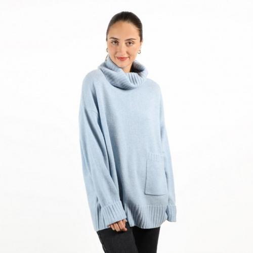Maxi roll neck sweater 1 