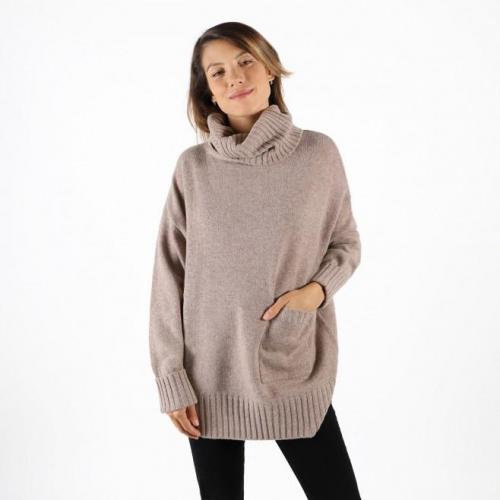 Maxi roll neck sweater 2 